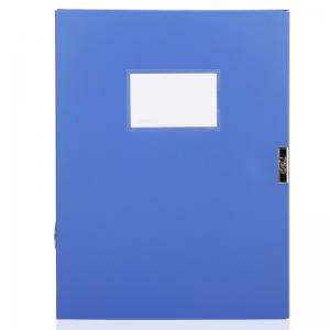 得力5603粘扣档案盒(蓝、黑)